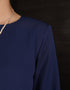 BAJU KURUNG KEDAH AGNES (NAVY BLUE)